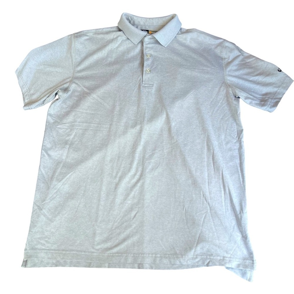 Callaway Men's Opti-Dri Polo, Gray, Size M